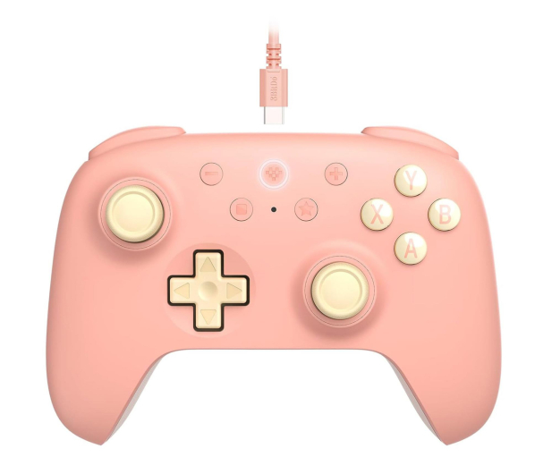 8BitDo Ultimate 2C Wired Pad Peach - 1367007 - zdjęcie